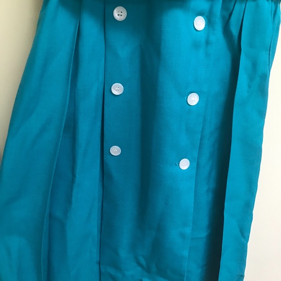 Vintage Albert Nipon Double Breasted Button Dress - Picture 5 of 11